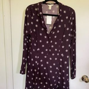 H&M long sleeved mini dress